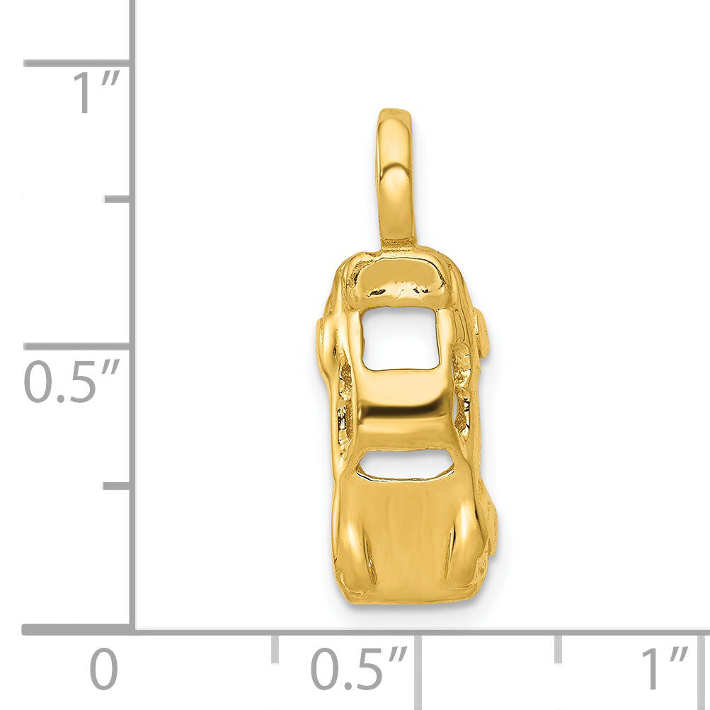 14k 3D Sports Car Charm-A9394