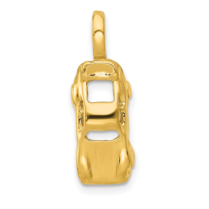 14k 3D Sports Car Charm-A9394