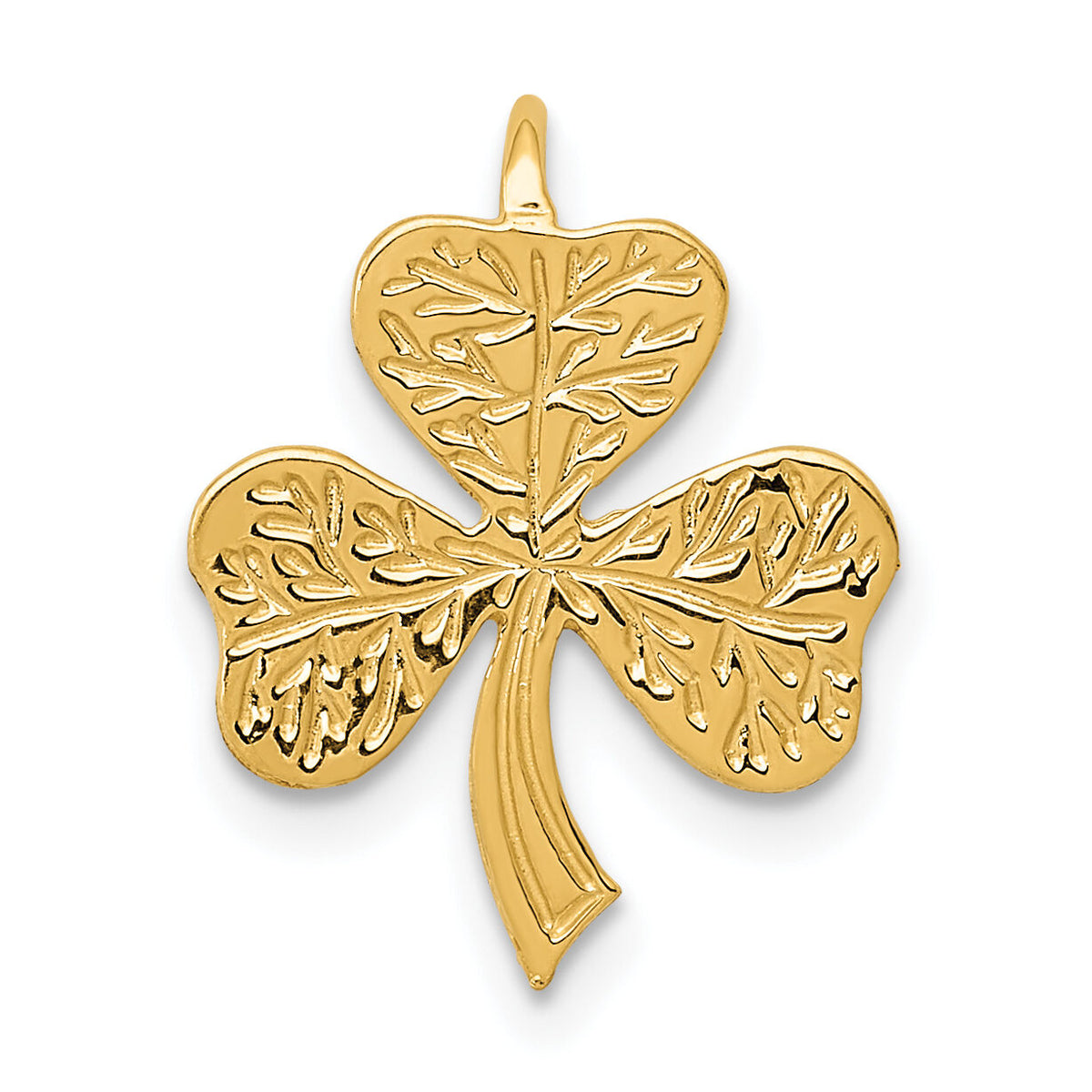 14k Shamrock Chain Slide-A9502