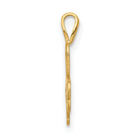14k Heart Clover Charm-A9503