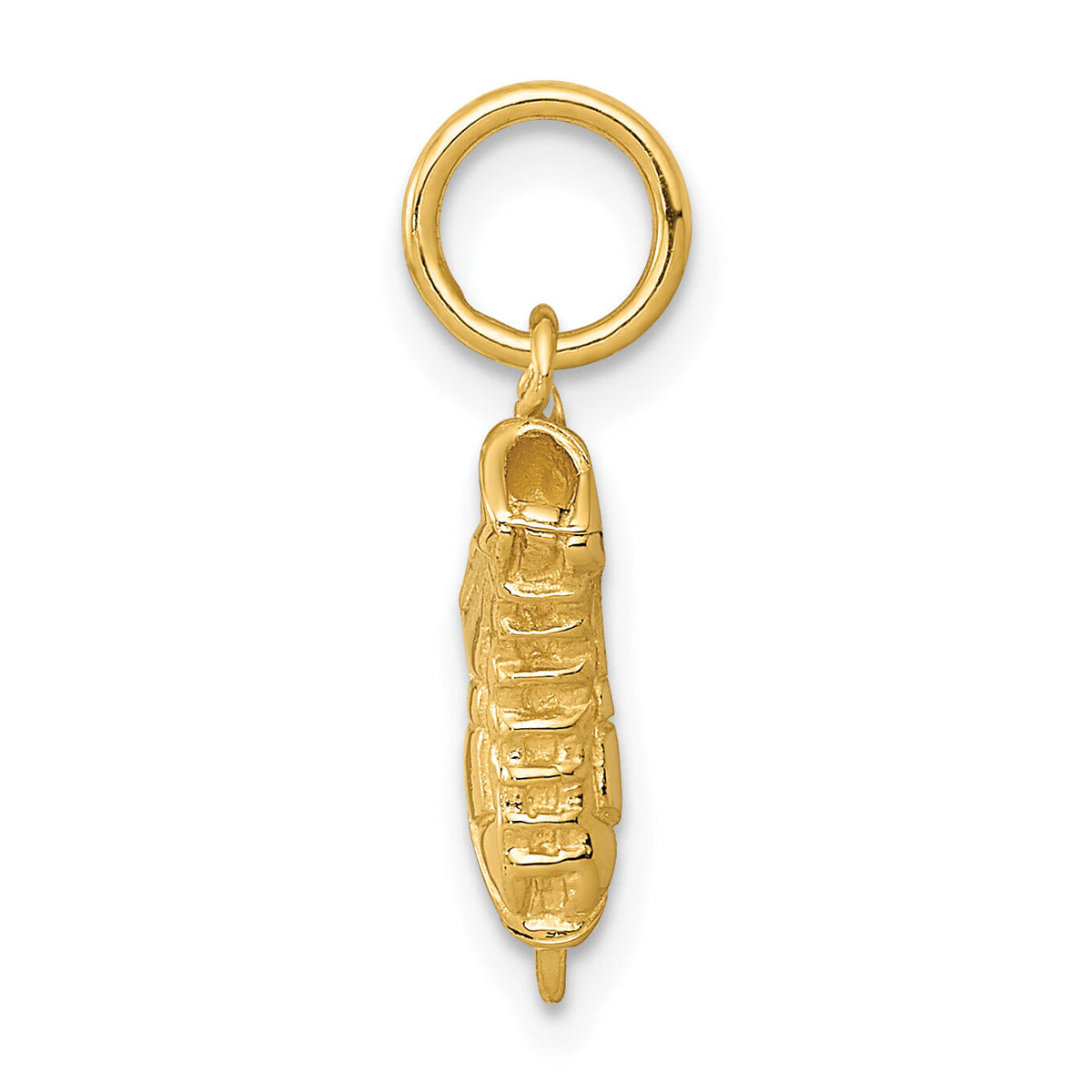 14K  3D Ice Skate Charm-A9586