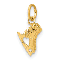 14K  3D Ice Skate Charm-A9586