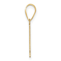 14k Polished Number 1 Pendant-APN01