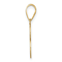 14k Polished Number 3 Pendant-APN03