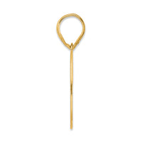 14k Polished Number 70 Pendant-APN70