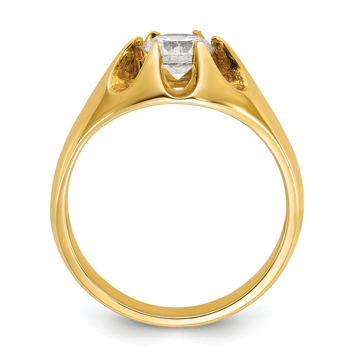 10k IBGoodman Men's Diamond Ring Mounting-B04568