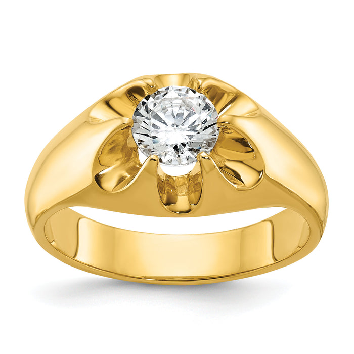 10k IBGoodman Men's Diamond Ring Mounting-B04568