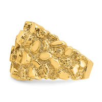 10k IBGoodman Men's Nugget Ring-B05197