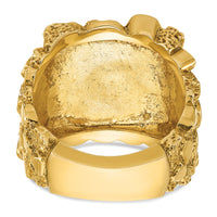 10k IBGoodman Men's Nugget Ring-B05197