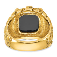 10k IBGoodman Men's Onyx Nugget Ring Mounting-B05245