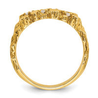 10k IBGoodman Men's Diamond Nugget Complete Ring-B09706
