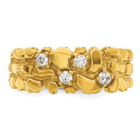 10k IBGoodman Men's Diamond Nugget Complete Ring-B09706