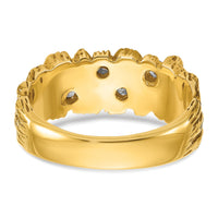 10k IBGoodman Men's Diamond Nugget Complete Ring-B09706