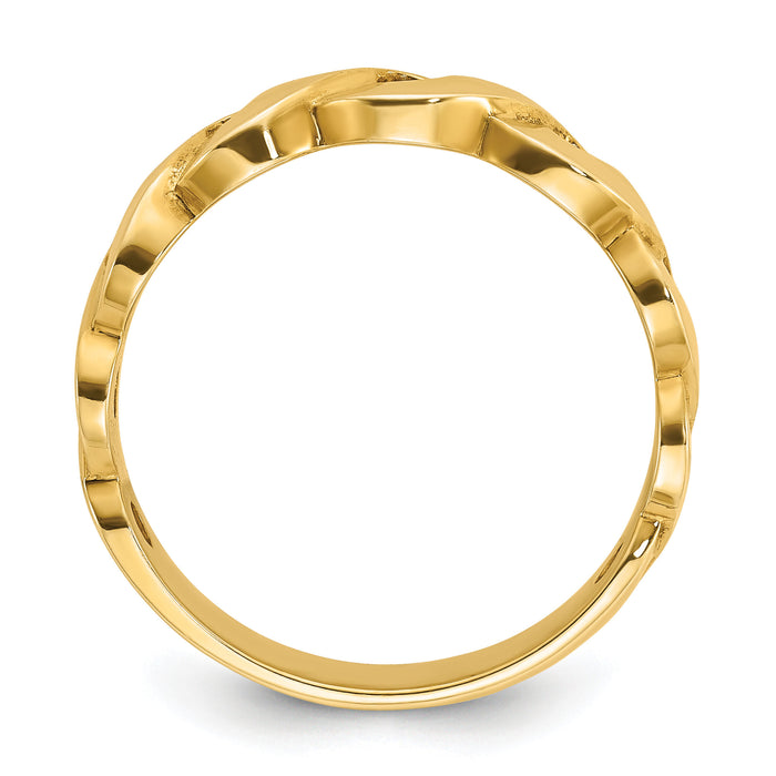 14k IBGoodman Men's Infinity Design Ring-B09902