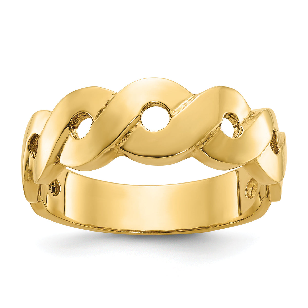 14k IBGoodman Men's Infinity Design Ring-B09902