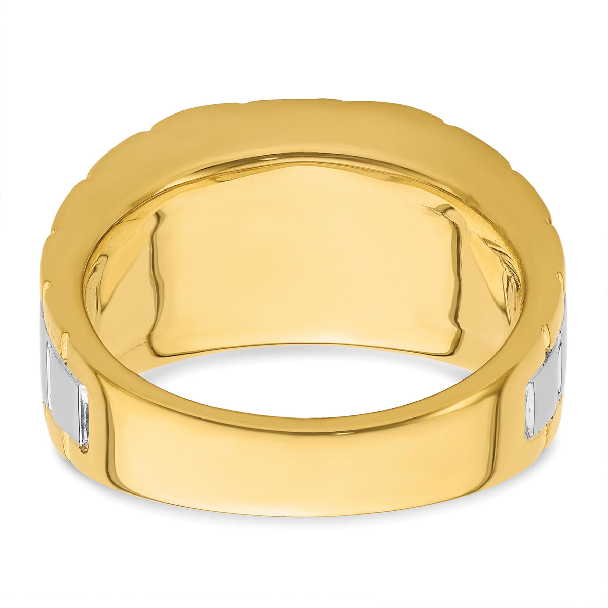 IBGoodman 14ktt 3/8 ct Lab Grown Diamond VS/SI+ G+ Semi Mount Men's Ring-B220042
