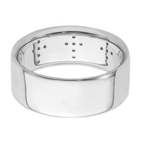 14k White Gold 1/5 ct Lab Grown Dia VS/SI+ G+ Complete Cross Men's Ring-B220056