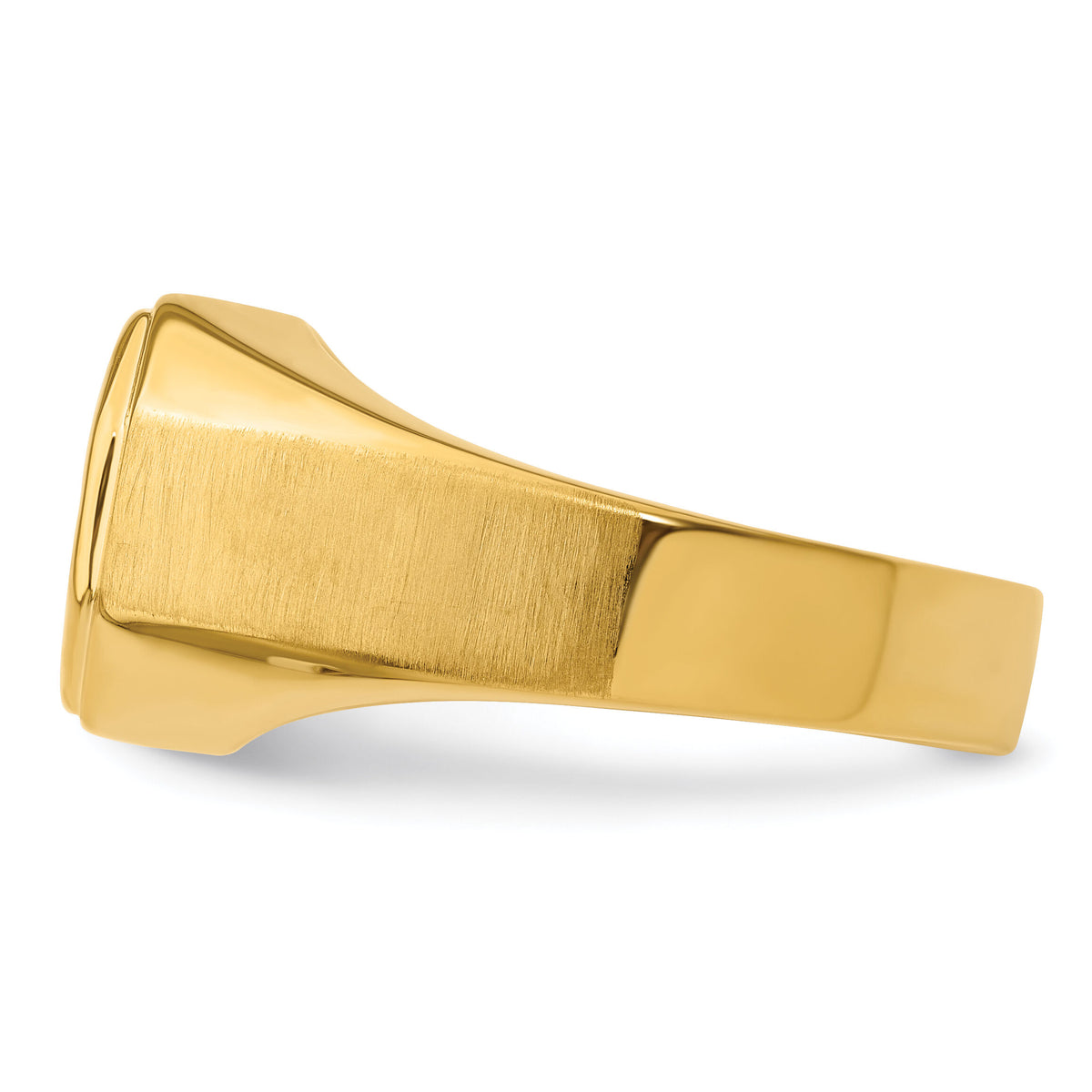 IBGoodman 14k Polished and Satin Men's Ring Mounting-B220059