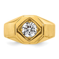 IBGoodman 14k Polished and Satin Men's Ring Mounting-B220059