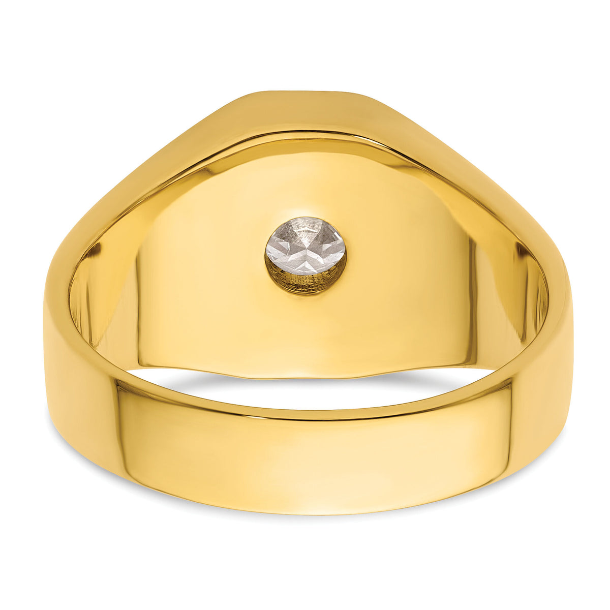 IBGoodman 14k Polished and Satin Men's Ring Mounting-B220059