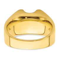 IBGoodman 14k Two-Tone Polished & Satin Men's Ring Mounting-B220077