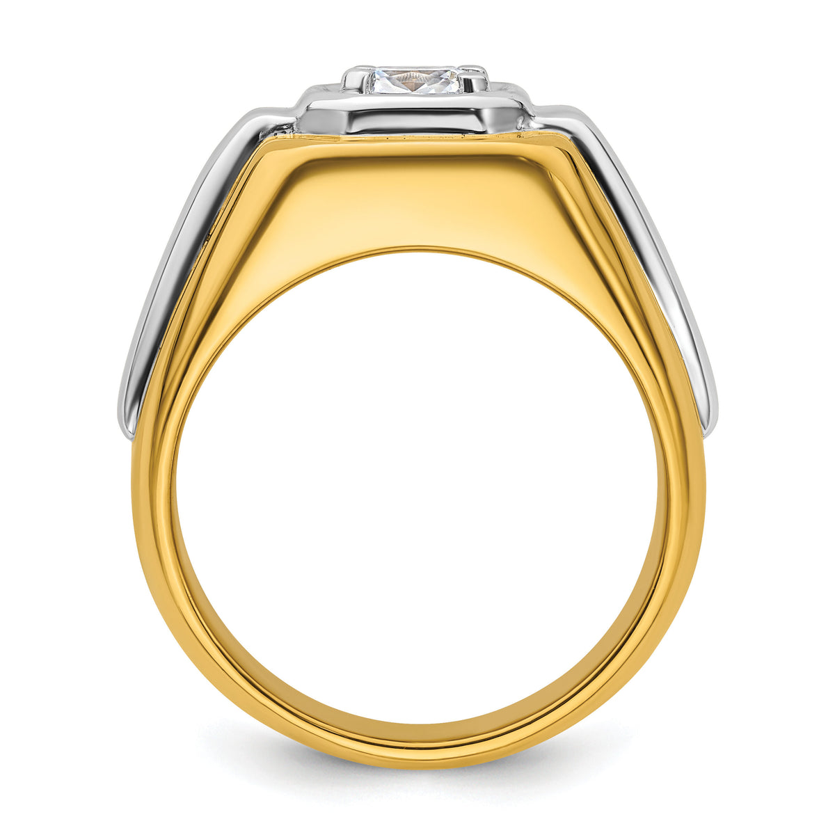 IBGoodman 14k Two-tone Polished Men's Ring Mounting-B220094A