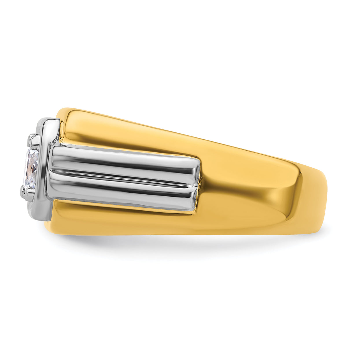 IBGoodman 14k Two-tone Polished Men's Ring Mounting-B220094A