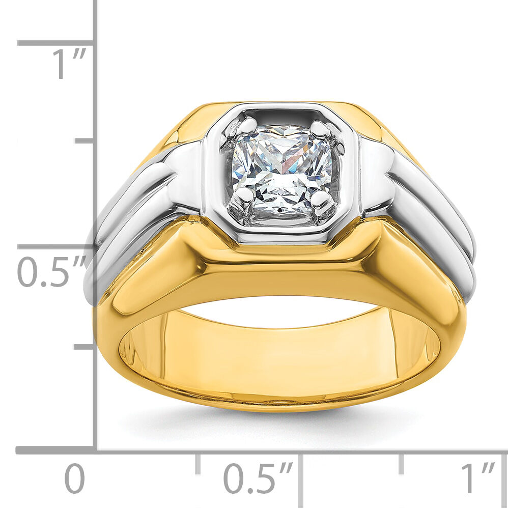 IBGoodman 14k Two-tone Polished Men's Ring Mounting-B220094A