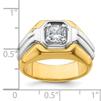 IBGoodman 14k Two-tone Polished Men's Ring Mounting-B220094A
