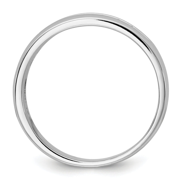 IBGoodman 14k White Gold Polished 9 Stone Men's Ring Mounting-B32990
