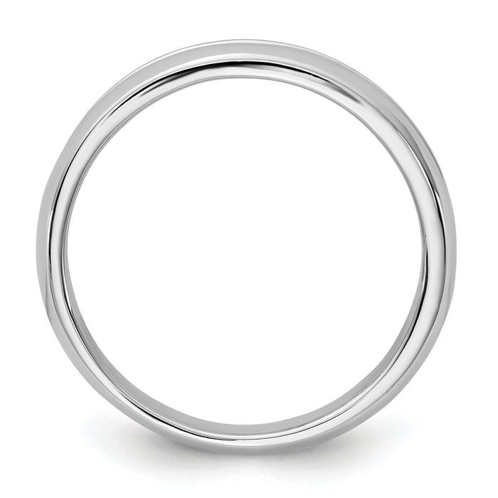 IBGoodman 14k White Gold Polished 9 Stone Men's Ring Mounting-B32991