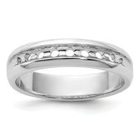 IBGoodman 14k White Gold Polished 9 Stone Men's Ring Mounting-B32991