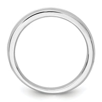 IBGoodman 14k White Gold Polished 9 Stone Men's Ring Mounting-B32992