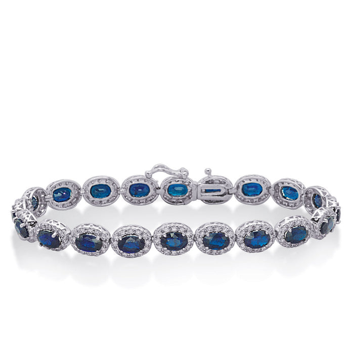 Sapphire & Diamond Bracelet