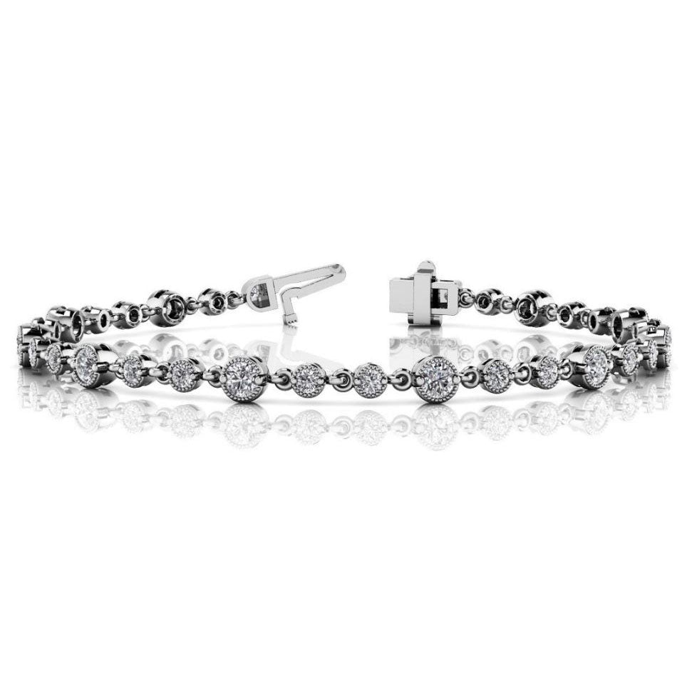 White Gold Diamond Tennis Bracelet