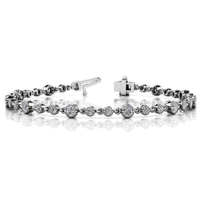 White Gold Diamond Tennis Bracelet