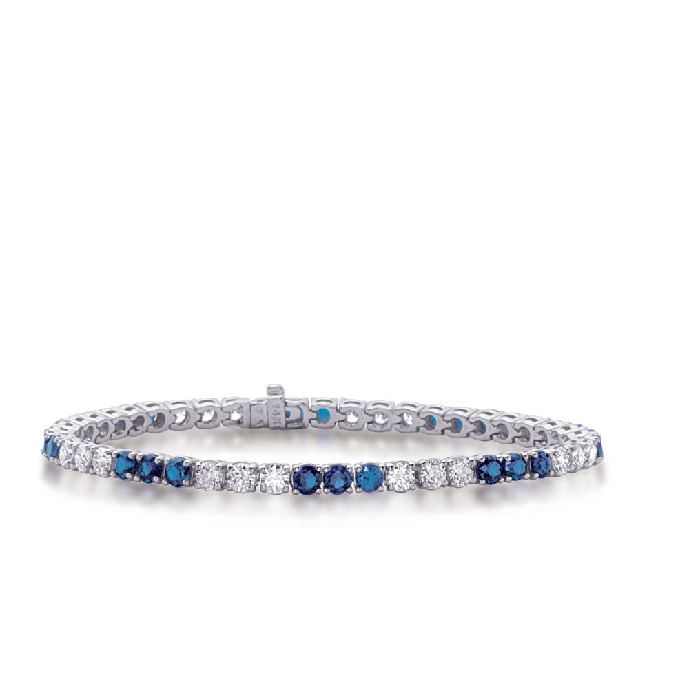 Diamond & Sapphire Bracelet