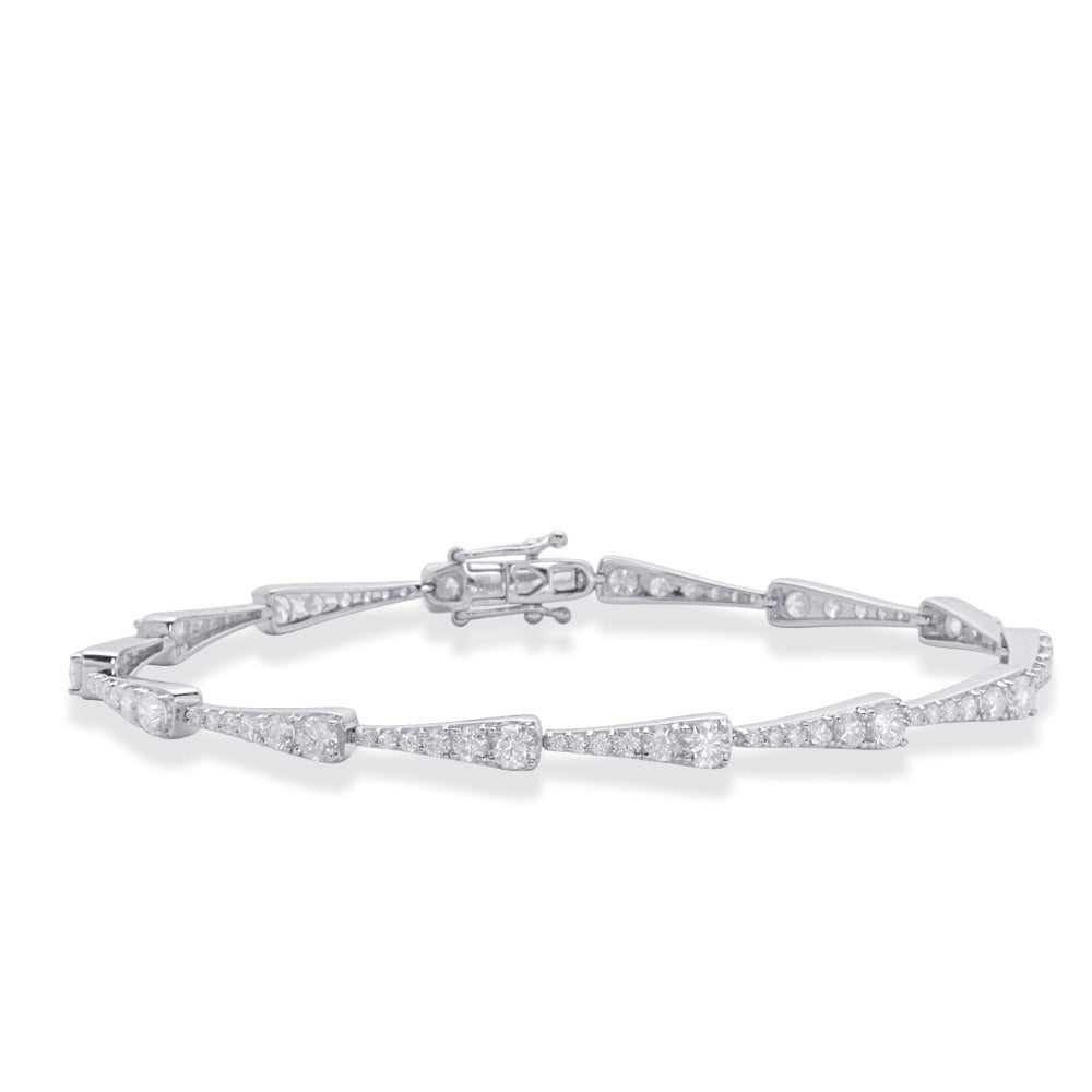 White Gold Diamond Bracelet