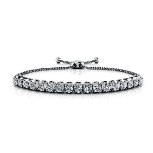 White Gold Bolo Diamond Bracelet