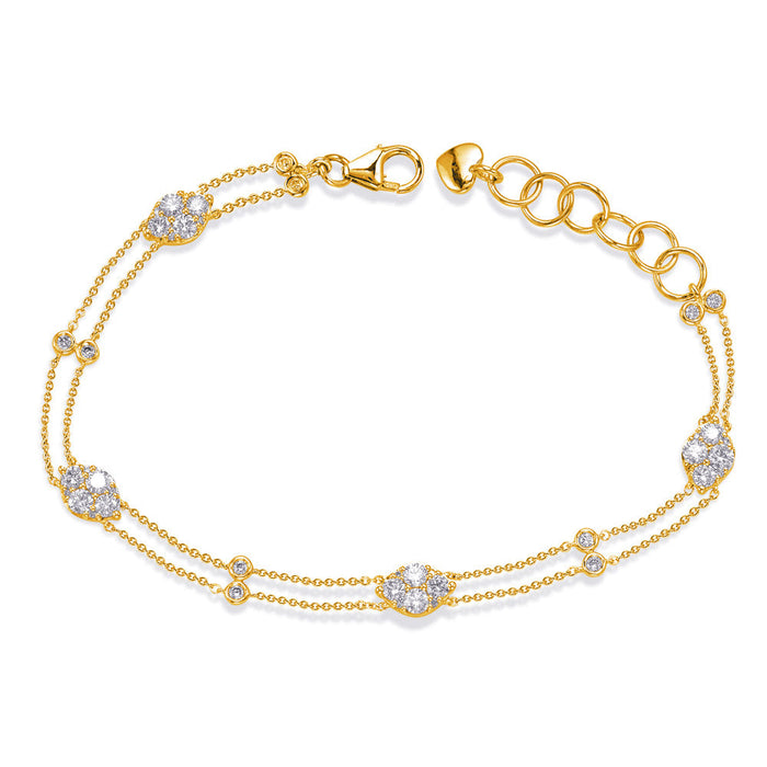Yellow Gold Diamond Bracelet