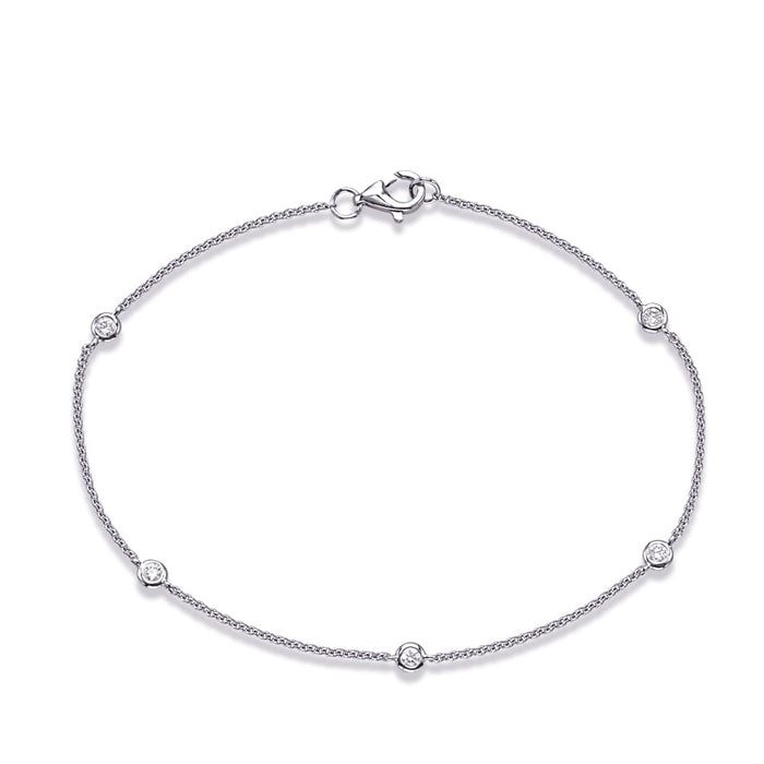 White Gold Diamond Bracelet