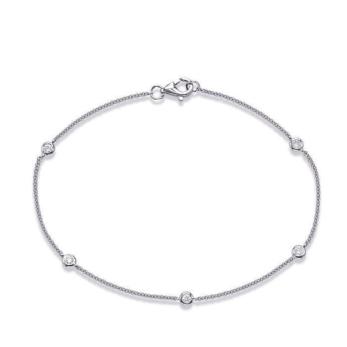 White Gold Diamond Bracelet