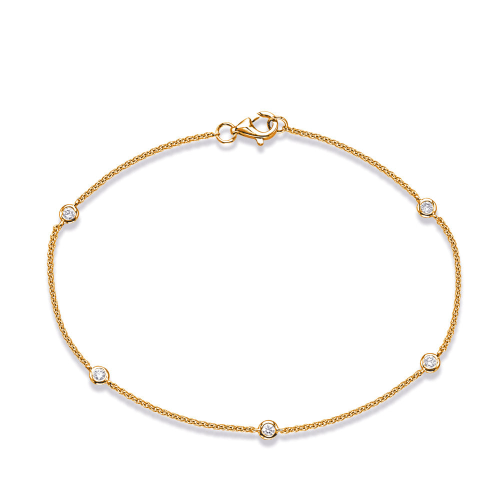 Yellow Gold Diamond Bracelet
