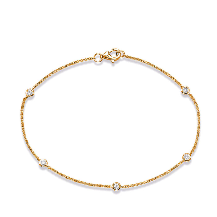 Yellow Gold Diamond Bracelet