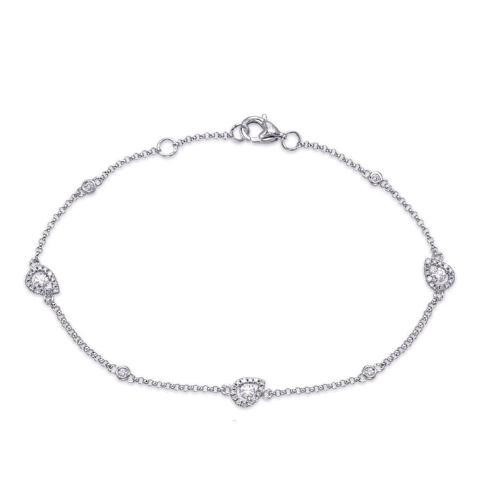 White Gold Diamond Bracelet