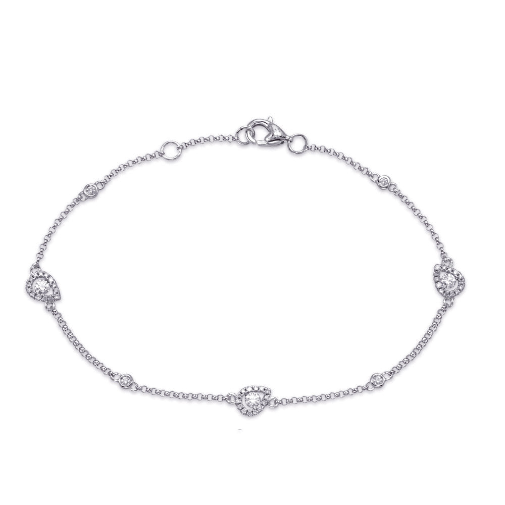 White Gold Diamond Bracelet