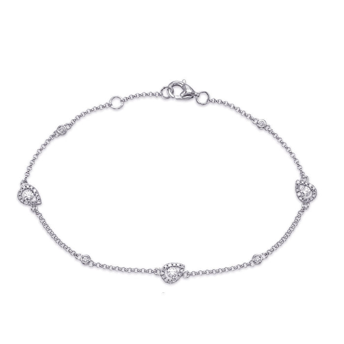 White Gold Diamond Bracelet