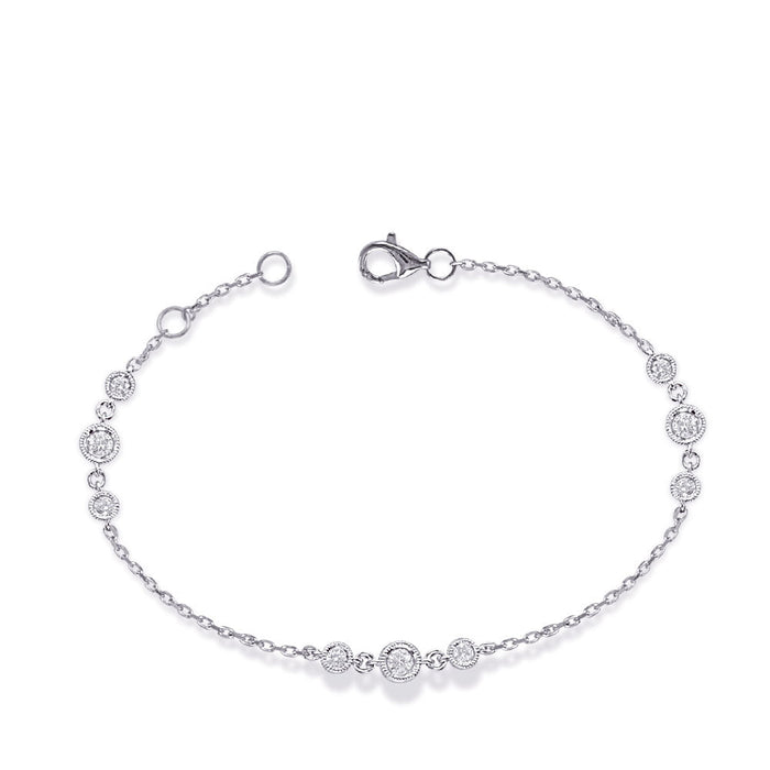 White Gold Diamond Bracelet