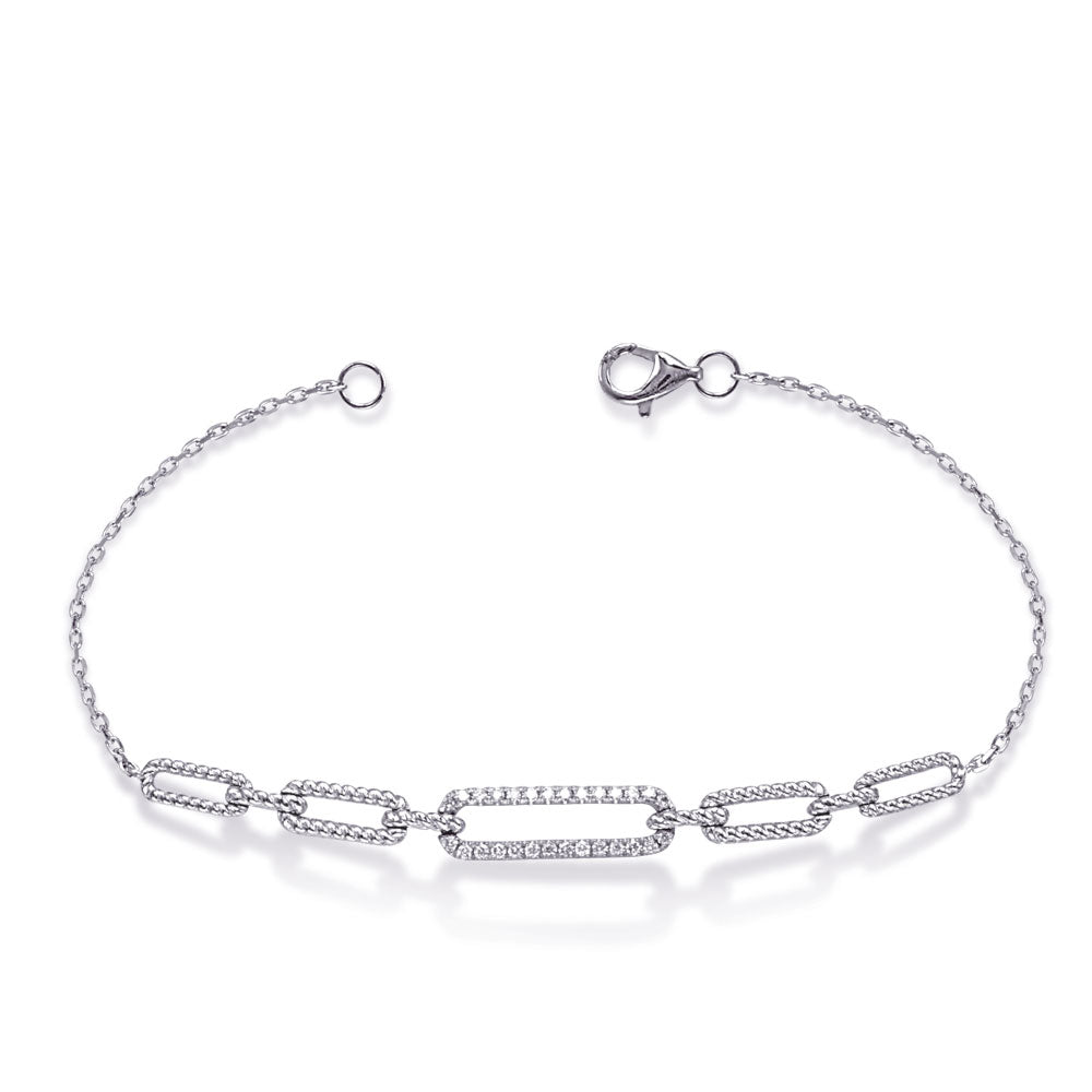  White Gold Diamond Bracelet