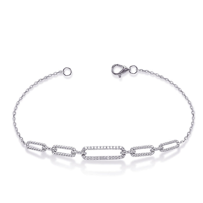  White Gold Diamond Bracelet